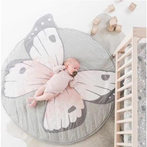 New 90CM Animal Baby Play Mats Newborn Infant Crawling Mat Soft Sleeping Mat Cotton Climbing Carpet Floor Play Rugs Kids Room