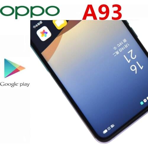 Original Oppo A93 5G Mobile Phone Fingerprint 6.5" 90HZ 5000mAh SM4350 8GB RAM 256GB ROM 48.0MP 4 Cameras Android 11.0 OTG
