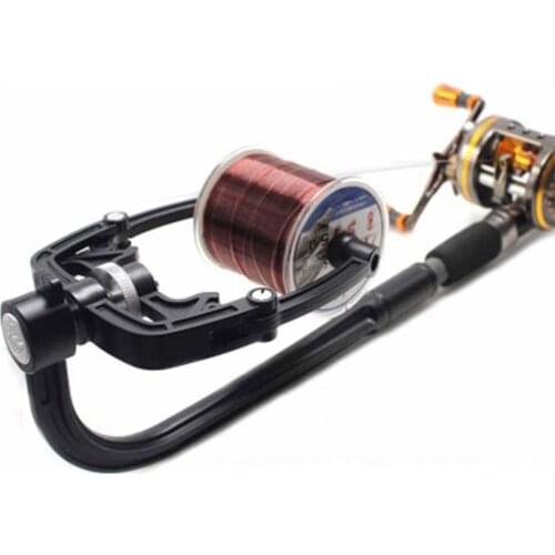 Portable Aluminum Fishing Line Winder Fishing Spooling Station System Machine Line Spooler for Fishing Reels and Bobbin