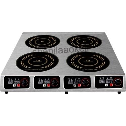 Commercial Induction Cooker four head pot furnace Rice Noodles Fennel Mala Tang High Power Clay Pot furnace 220V 1pc