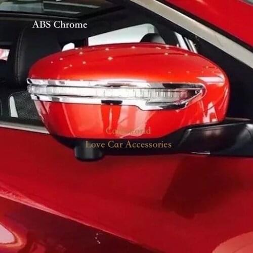 For 2014-2020 Nissan X-Trail X Trail T32/Rogue Rear View Mirror Cover Trim Door Side Mirrors Protector Car-Styling Accessory