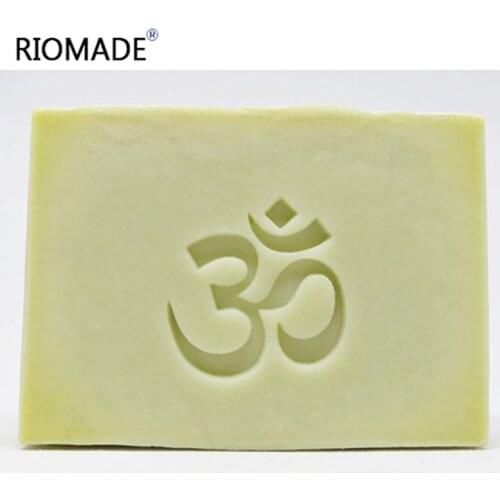 OM Symbol Soap Stamp Acrylic Handmade Personalized Natural Transparent Custom Stamps For Making Soap Chapter With Handle Z0603OM