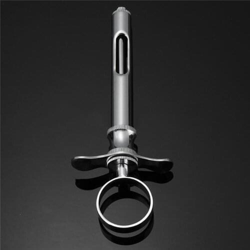 Dental Lab Aspirating Syringes Stainless Steel Oral Syringe 1.8ML With Head Tool