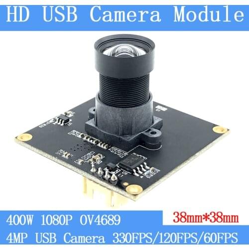 60FPS 120FPS 330FPS MJPEG USB Camera Module Non Distortion High Fram Rate 4MP Full HD 1080P UVC Webcam Surveillance