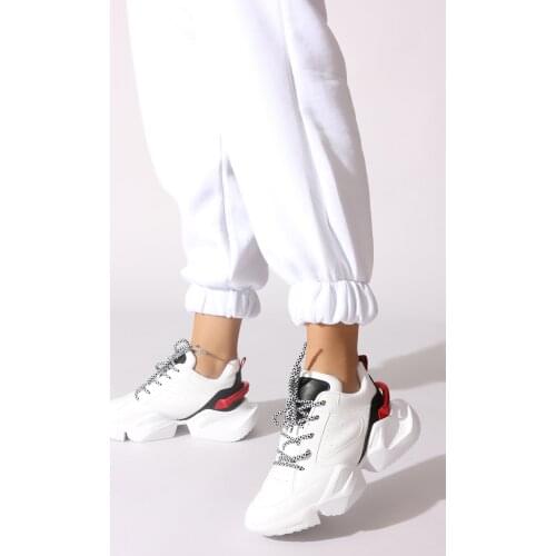 2021 Summer White Womens Sneakers Fashion Women Platform Design White Shoes Woman Thick Bottom Platform High Quality Sneakers
