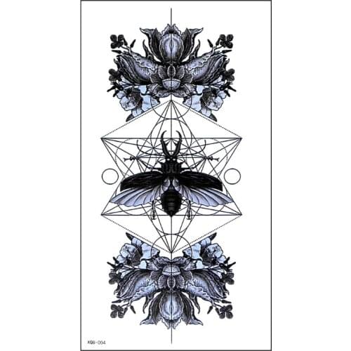 3D Tattoo Stickers Waterproof Removable Temporary Body Arm Fake Art Sticker 667D