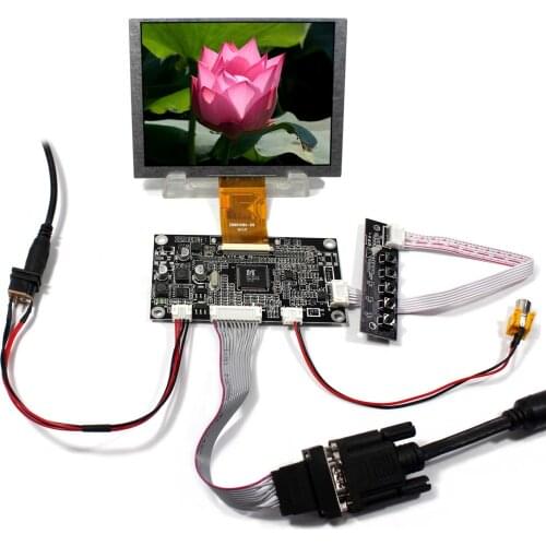 VGA AV Lcd Controller Driver Board 5inch ZJ050NA-08C replacement AT050TN22 640x480 LCD Screen Panel For GPS Navigation etc