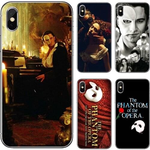 For Xiaomi mi Redmi Note 3 4 4X 5 6 7 8 8t 9 9s 9t 10 pro lite Soft Shell Case Phantom-of-the-Opera-Love-Mask-French
