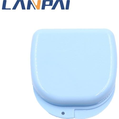 Lanpai Denture Container False Dental Tooth Storage Box Holder Case