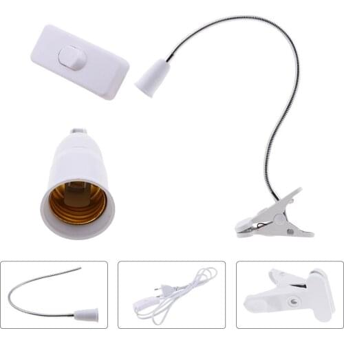 E27 screw led universal lamp holder clip lamp holder plant growth lamp fitting hose 20cm30cm40cm flame retardant