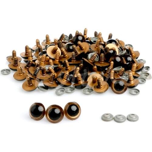 7 Color Wholeslae 100Pcs 20mm Color Plastic Safety Eyes For Teddy Bear Doll Animal Puppet Crafts Wholesale