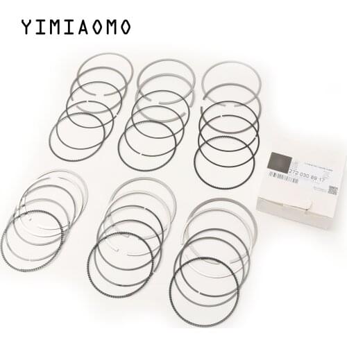 A2720302217 6x Piston Rings Set Cyl. Bore 3.66 in. For Benz M272 V6 GL 450 4MATIC A209 C209 S 350 L X204 8912820000 005 24 N0