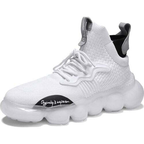 Mens Shoes Casual Sneakers Transparent Sole Soft Non-slip Special Designers Luxury Brands Shoes 2021 Fashion New Flying 39-44