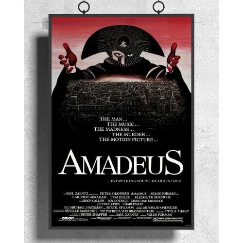 L273 AMADEUS Movie Classic Mozart Silk Fabric Poster Art Decor Indoor Painting Gift