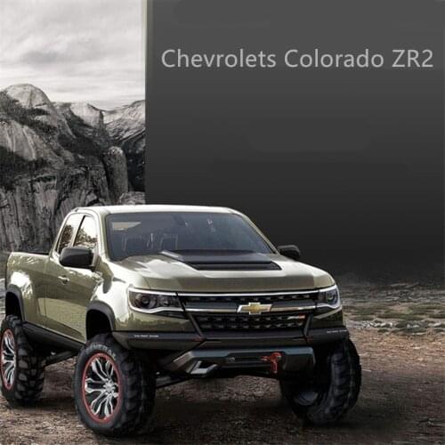 1/32 Chevrolet Colorado ZR2 Pickup Alloy Car Model Diecast Metal Toy Off-road Vehicle Model Simulation Sound Light Children Gift