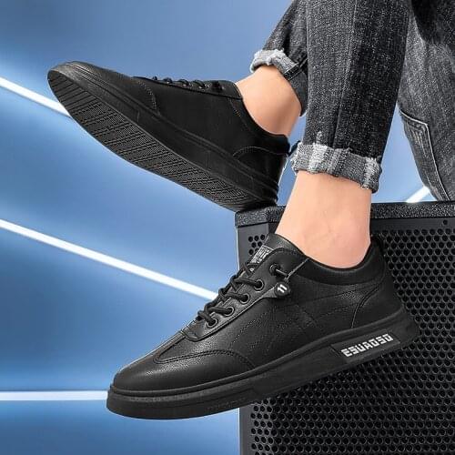 2021 new chef shoes mens non-slip, waterproof and oil-proof kitchen special work shoes casual leather shoes low price promotion
