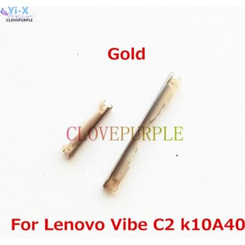 New Side Power on/off / Volume Button Keys for Lenovo Vibe C2 K10a40 Replacement Parts