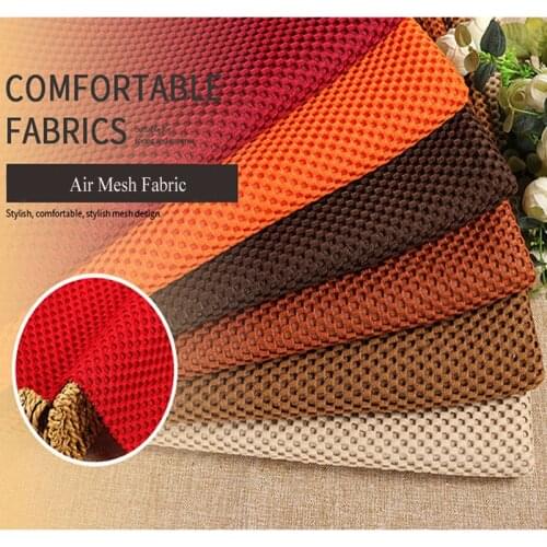 Solid Color Breathable 3D Mesh Sewing Fabric Chairs Sofa Home Decor DIY Handmade Per Meter