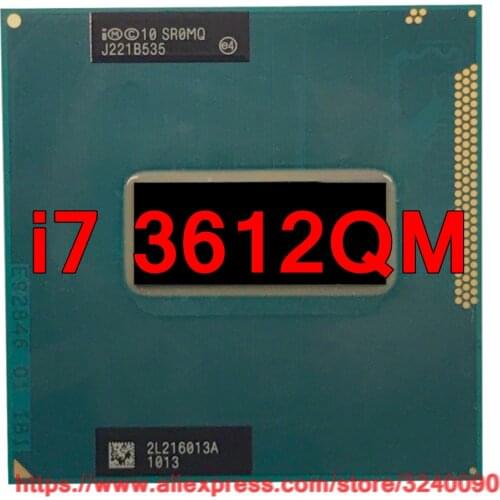 Original Intel Core CPU i7 3612qm SR0MQ (6M Cache/2.1GHz/Quad-Core) i7-3612qm Laptop processor free shipping