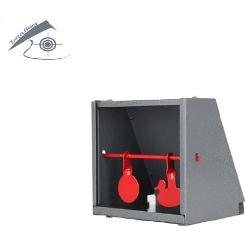 Pellet Trap and Airgun BB Gun Airsoft Shooting Steel Target with 20 Piece of Paper Target and inner shooting objects
