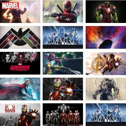 Marvel Avengers Superhero Iron Man Spiderman Hulk Gift Print Poster Canvas Painting Print Art Mural Childrens Room Home Decor