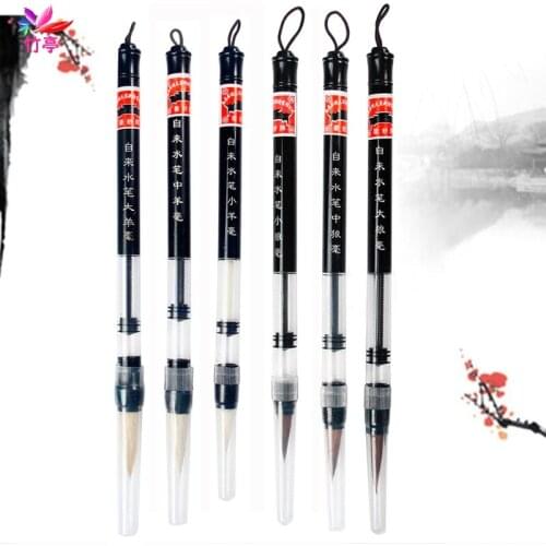 Piston Water Brush Chinese Japanese Calligraphy Pen Adjustable Piston