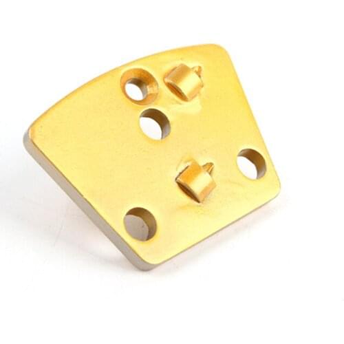 Factory Directly PCD Diamond Grinding Shoes Polishing Pads With Two Quarter PCD For Epoxy Glue Coating Removing PCS