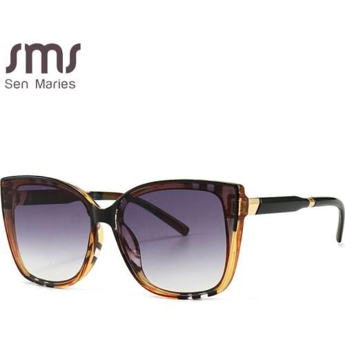 Sen Maries Square Sunglasses Women Cat Eye Stripe Ultralight Vintage Glasses Frames Men Women Optical Fashion Computer Glasses