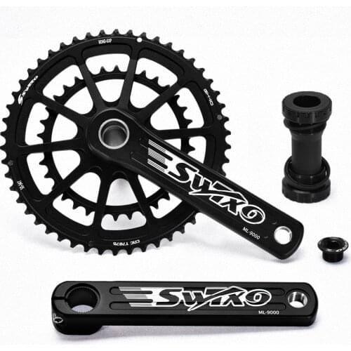 New SWTXO Road Bike Chain Wheel 2x10/11/12Speed GXP Crankset 170/172.5/175mm Bicycle Crank 34/50T 36/52T 39/53T For Shimano Sram