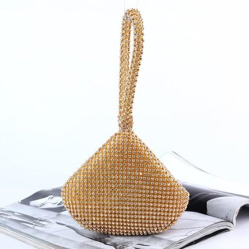 Rhinestone Dinner Bag Handmade Landmine Evening Bag Wholesale Handheld Banquet Bag purses