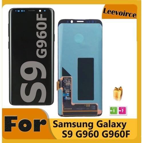 WIth Frame 5.8" LCD For Samsung Galaxy S9 G960F G960A G960FN SM-G960F LCD Display Touch Screen Digitizer Replacement For S9 G960