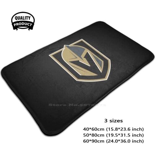 Knights Golden Vegas 3D Household Goods Mat Rug Carpet Foot Pad Las Vegas Team Usa Us Canada Sport Ice Hockey Logo
