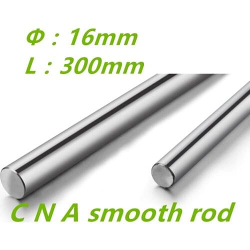 3D printer rod shaft WCS 16mm linear shaft 300mm chrome plated linear motion rail round rod shaft CNC parts SFC16