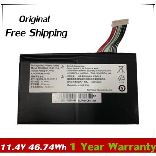 7XINbox 11.4V 46.74Wh 4100mAh Original GI5CN-00-13-3S1P-0 Laptop Battery For Getac Z7M-KP7GC 3ICP6/63/69 Series Tablet
