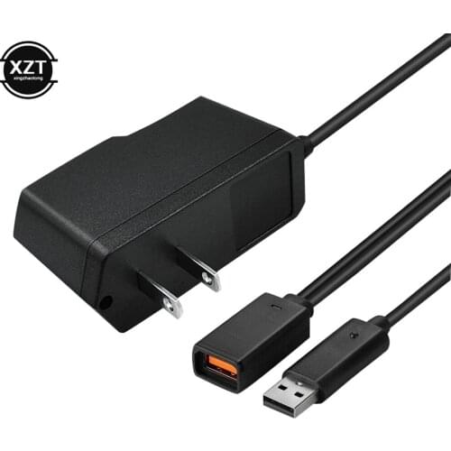 USB AC 100V-240V Power Supply Adaptor US/EU Plug Adapters USB Charging Charger For Microsoft For Xbox 360 XBOX360 Kinect Sensor