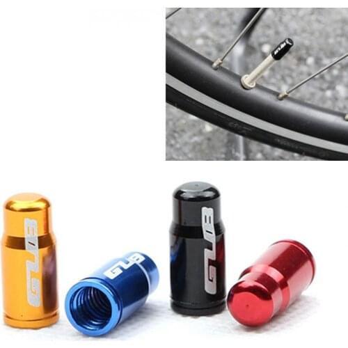 GUB 50Pcs French Tyre Air Valve Caps Dust Cover 4 Colors Aluminum Alloy for MTB Road Bike Motorcycle Bike Accessories
