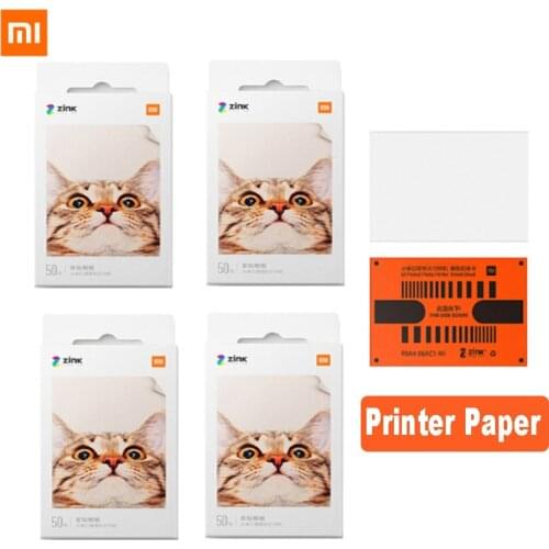 Original XiaoMi Mijia Pocket Printer Paper For Photo Printer 300dpi Portable Photo Mini Pocket Photo Printer Only Pape Paper