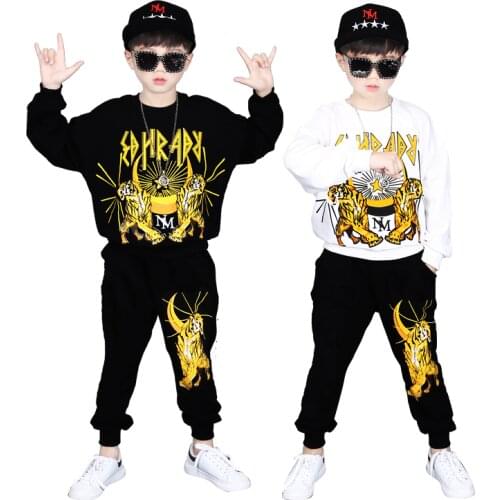 Boys Clothing Set 4-12 Years Kids Christmas Clothes lion print Children Boutique Outfits Teenage Boys Clothing Autumn Sport Suit