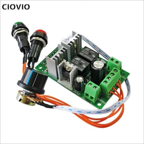 2Pcs PWM DC Motor Controller 6V/12V/24V 10A Forward And Reverse Switch For Linear Actuator Motor Controller