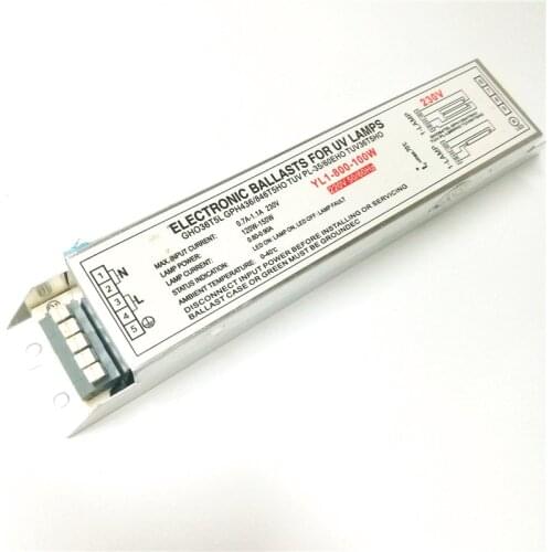 AC230V UV 100W wastewater exhaust gas treatment lamp germicidal lamp electronic ballast