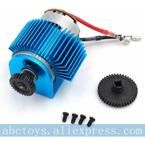 Wltoys A959 A969 A979 K929 Upgrade alloy gear motor Speed RC car Parts Amount+540 Motor Electric Engine Metal Gear 27T Reduction