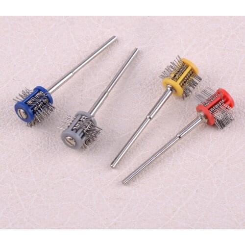 LETAOSK 1Pc 2.35mm Polishing Buffing Tool Set Kit Shank Mounted Wire Brush Wheel Jewelry Jade Accessories