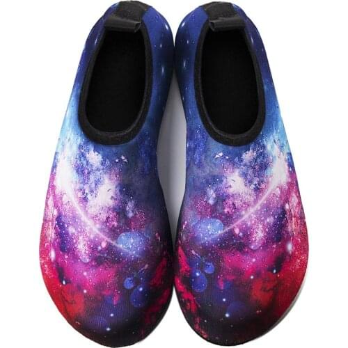 Large Size Waterschoenen Beach Sneakers Men Women Water Shoes Swimming Shoes Galaxy Summer Aqua Beach Seaside Sea Socks slippers