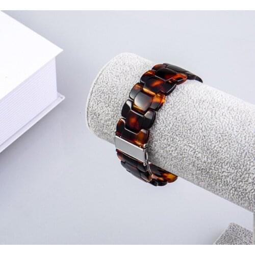 New Resin strap For apple watch band 44mm 42mm Wristbands iwatch Series SE 6 5 4 3 2 1 belt Women bracelet 38mm 40mm Replacement