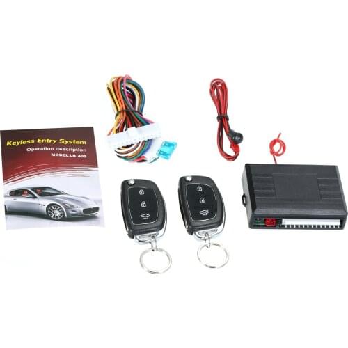 Car Door Lock Trunk Release Keyless Entry System Central Locking Kit With Remote Control Trunk Pop Support 1 Million Code Times