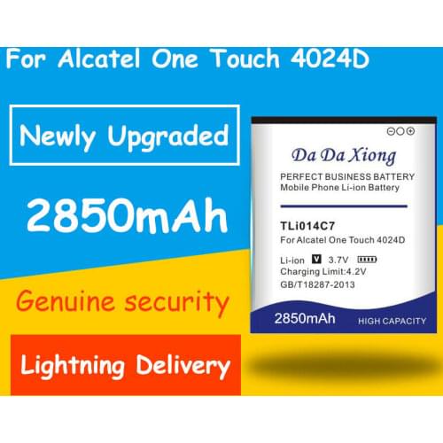 Brand New 2850mAh TLi014C7 Battery for Alcatel OneTouch Pixi First 4024D 4.0"