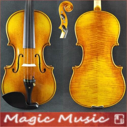 Master! Antonio Stradivarius 1714 "Soil" Copy 4/4 Violin, European Spruce & handmade oil varnish