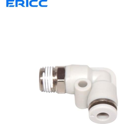 High Quality PL4 8 10 12 14-1/8'' 1/4'' 3/8'' 1/2'' High pressure pneumatic pipe threaded elbow quick joint