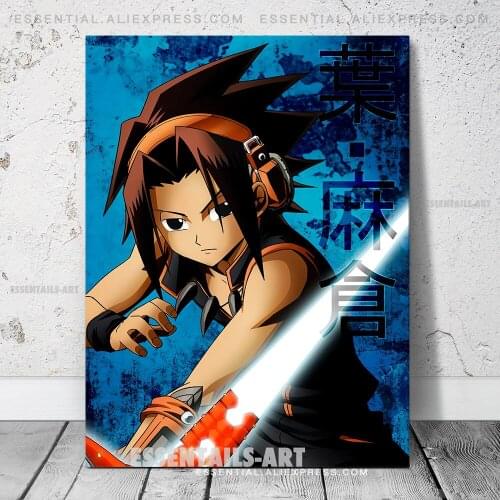 Yoh Asakura Shaman King Anime Poster Canvas Wall Art Painting Decor Pictures Bedroom Study Living Room Home Decoration Prints