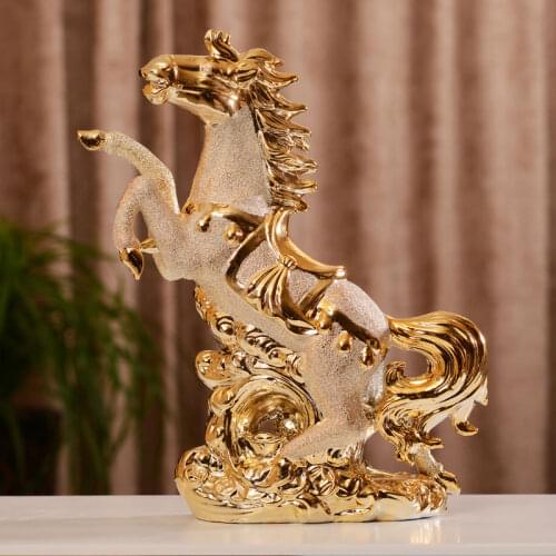Bei cool modern home decoration decoration crafts ceramic housewarming gift money immediately a gold-plated